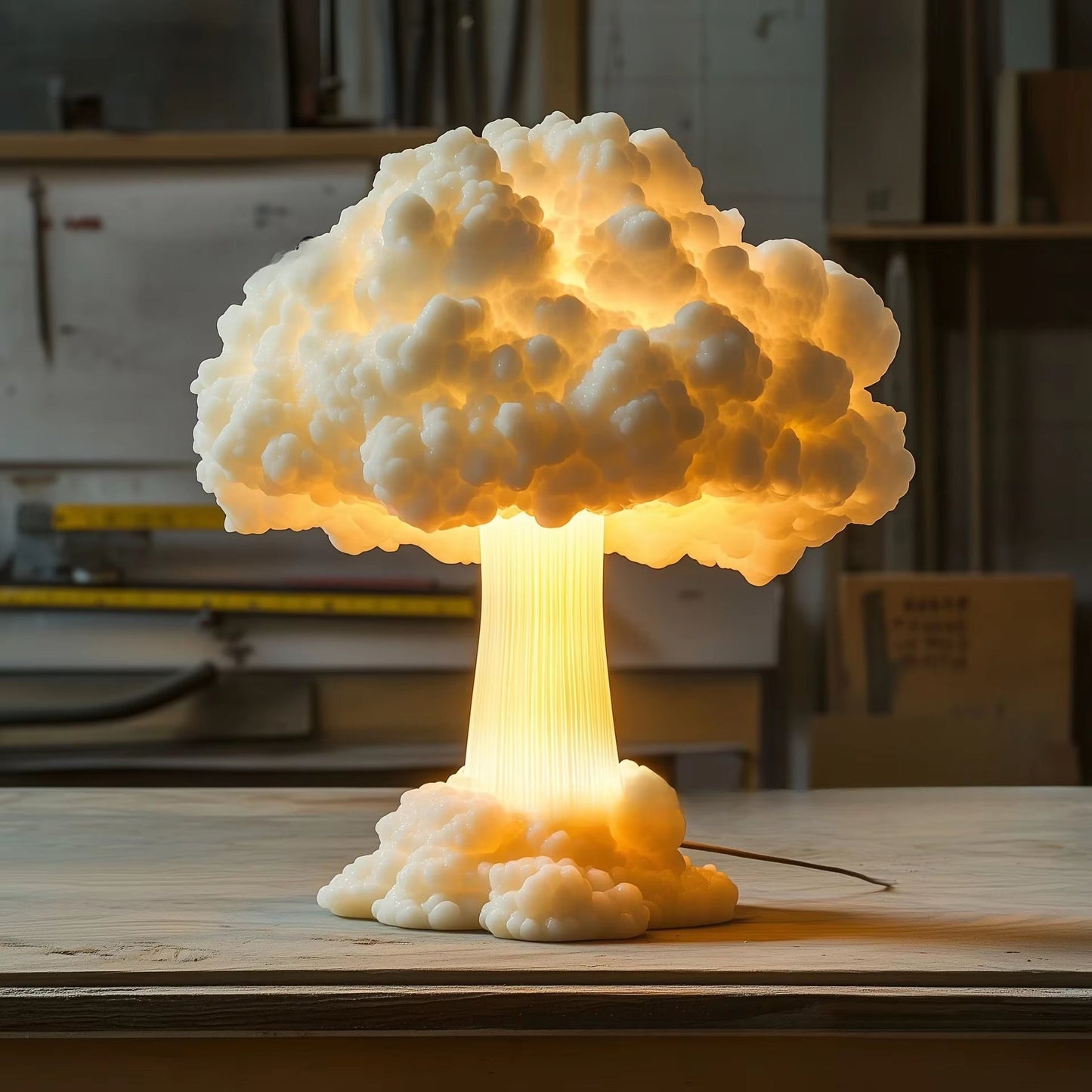 Lámpara de Mesa LED Atomic Mushroom Cloud