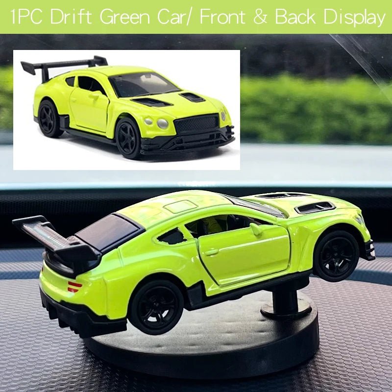Drift Car Dashboard Toy Model Swing Turning Cool Sports Race Auto Ornaments Interior Accessories Decor Items Fun Decorations Men - AuvixAuvix