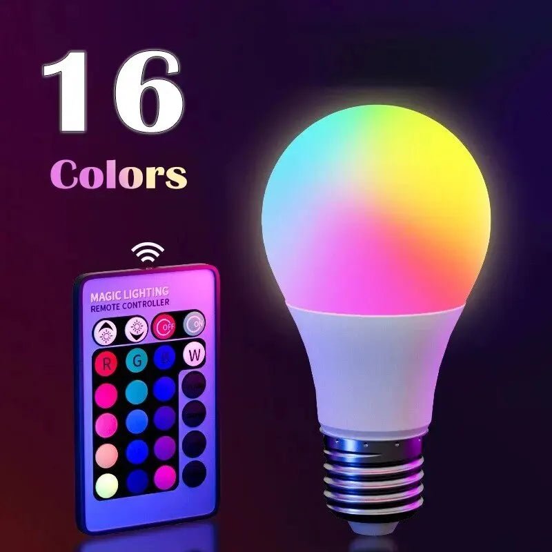 bombilla LED RGB 16 colores