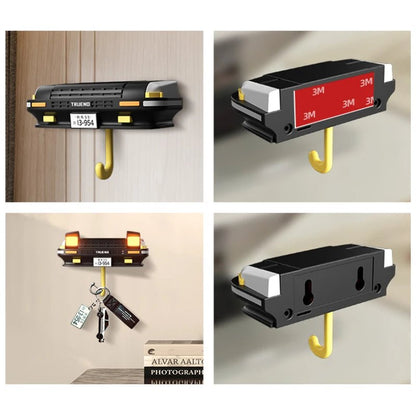 AE86 Car Decoration Key Storage Rack Creative Car Headlight Key Hook Drift AE86 Car Keyring Ornaments and Accessories Key Chain - AuvixAuvix