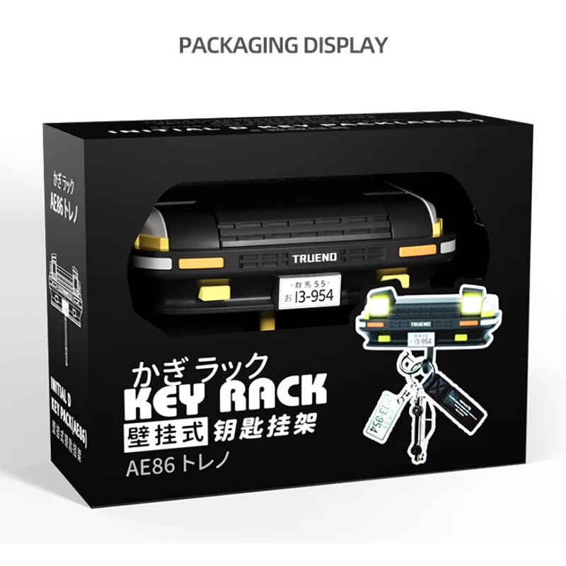 AE86 Car Decoration Key Storage Rack Creative Car Headlight Key Hook Drift AE86 Car Keyring Ornaments and Accessories Key Chain - AuvixAuvix