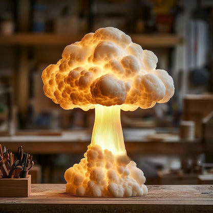Lámpara de Mesa LED Atomic Mushroom Cloud