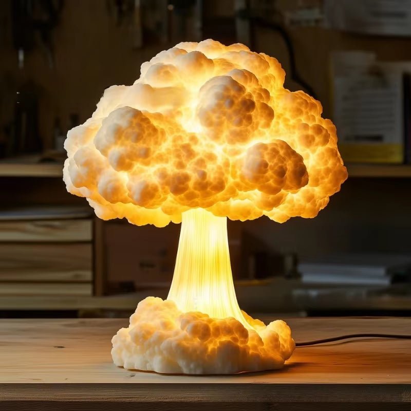 Lámpara de Mesa LED Atomic Mushroom Cloud