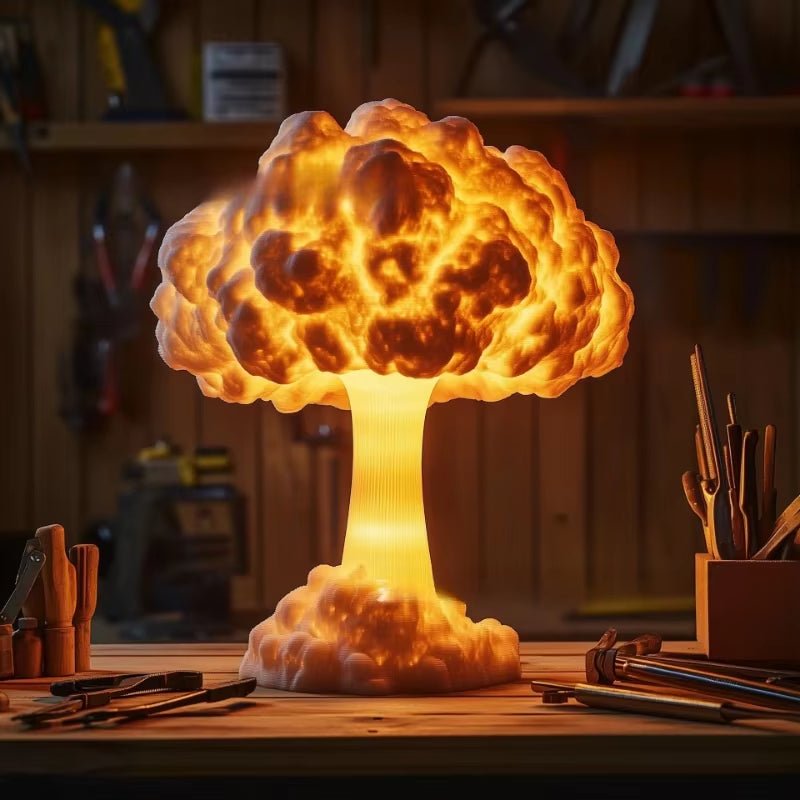 Lámpara de Mesa LED Atomic Mushroom Cloud