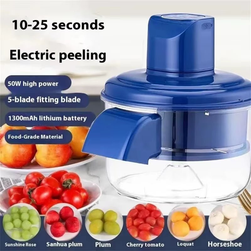 Automatic Electric Machine for Peeling Grapes, Skin Dissolving Hands - Free for Berries and Fruits, Fruit Preparation Tool, Easy P - AuvixAuvix