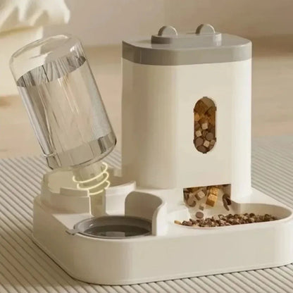 Automatic Pet Feeder with Water Fountain - AuvixAuvix