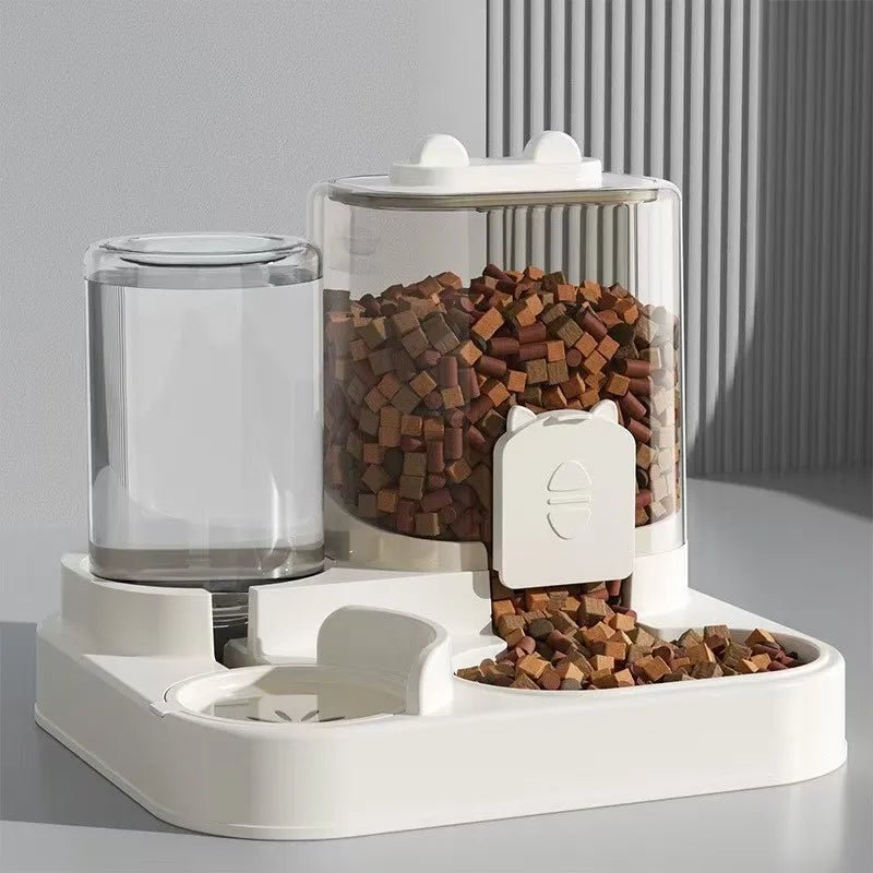 Automatic Pet Feeder with Water Fountain - AuvixAuvix