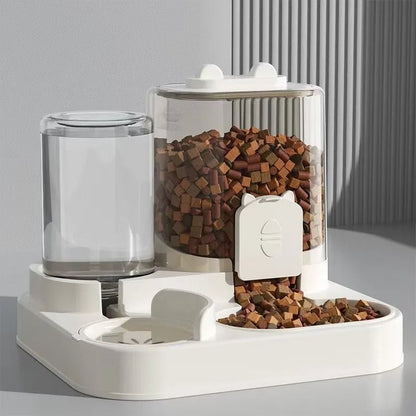 Automatic Pet Feeder with Water Fountain - AuvixAuvix
