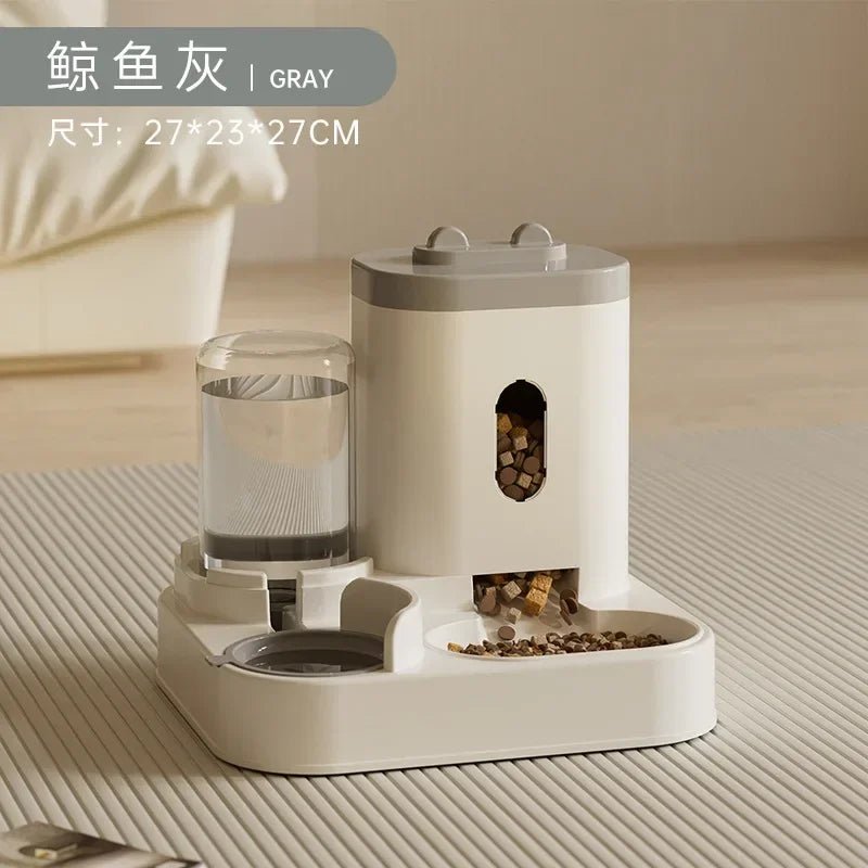 Automatic Pet Feeder with Water Fountain - AuvixAuvix
