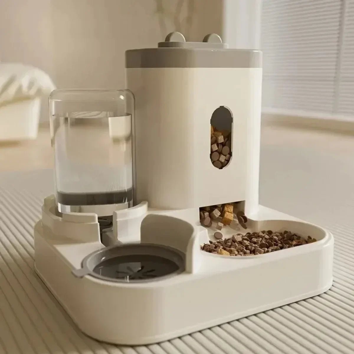 Automatic Pet Feeder with Water Fountain - AuvixAuvix
