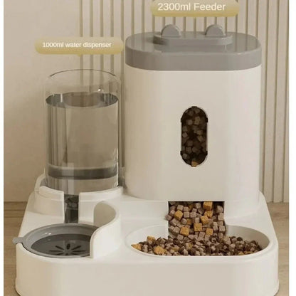 Automatic Pet Feeder with Water Fountain - AuvixAuvix