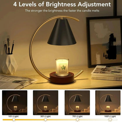 Dimmable Candle Warmer Lamp – Efficient, Flame - Free Fragrance - AuvixAuvix