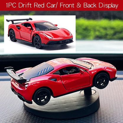 Drift Car Dashboard Toy Model Swing Turning Cool Sports Race Auto Ornaments Interior Accessories Decor Items Fun Decorations Men - AuvixAuvix