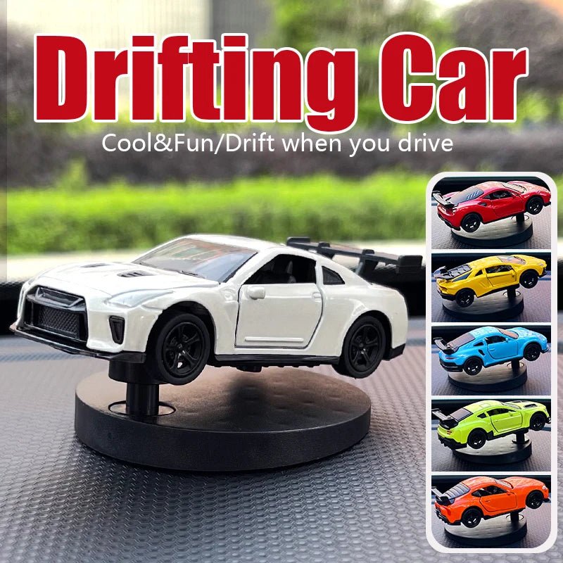 Drift Car Dashboard Toy Model Swing Turning Cool Sports Race Auto Ornaments Interior Accessories Decor Items Fun Decorations Men - AuvixAuvix