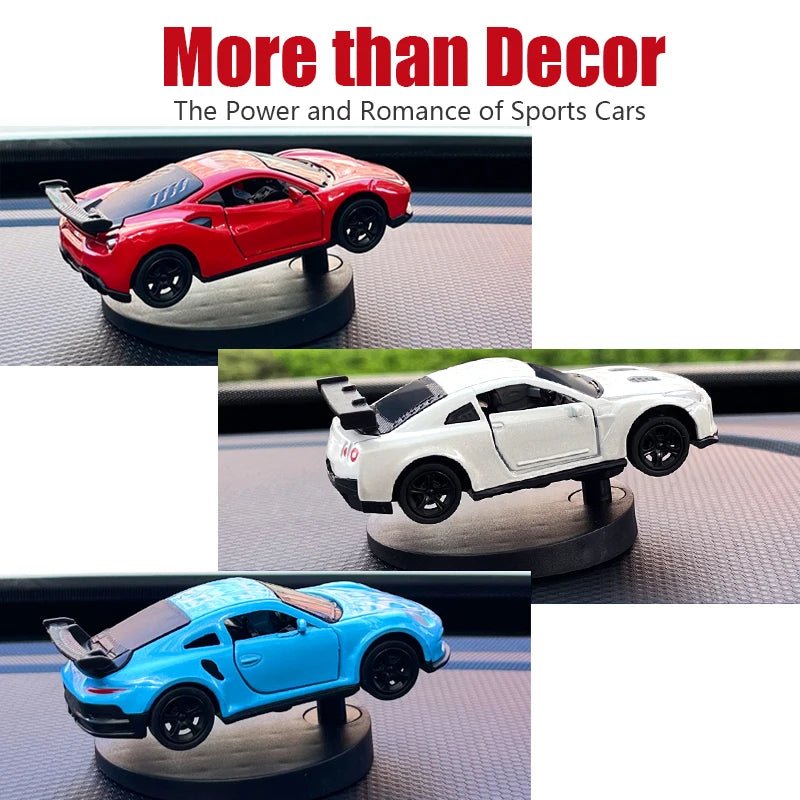 Drift Car Dashboard Toy Model Swing Turning Cool Sports Race Auto Ornaments Interior Accessories Decor Items Fun Decorations Men - AuvixAuvix