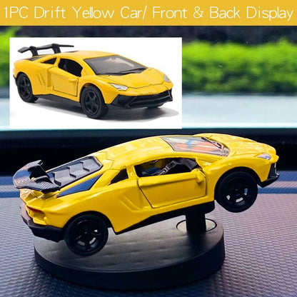 Drift Car Dashboard Toy Model Swing Turning Cool Sports Race Auto Ornaments Interior Accessories Decor Items Fun Decorations Men - AuvixAuvix