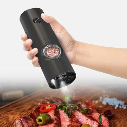 Electric Automatic Mill Pepper and Salt Grinder with LED Light Adjustable Coarseness Partner Manufacturers - AuvixAuvix