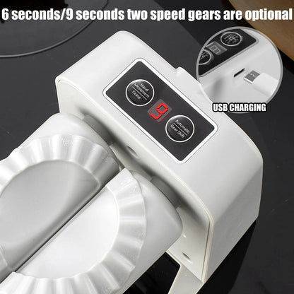 Electric Dumpling Maker 1200Mah Rechargeable Automatic Dumpling Maker with Filling Spoon Brush 2 Modes Efficient Dumpling Maker - AuvixAuvix