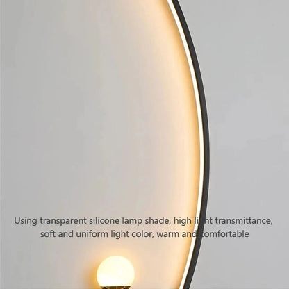 Modern LED Wall Lamp – Minimalist Art Design for Bedroom, Living Room, and Bathroom, Gold/Black - AuvixAuvix