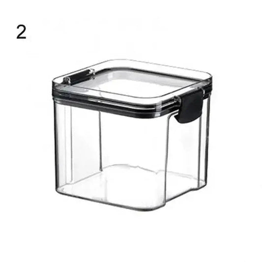 Multipurpose Food Storage Containers Set - Clear Jars with Lids for Cereal, Candy, and Dry Goods - AuvixAuvix