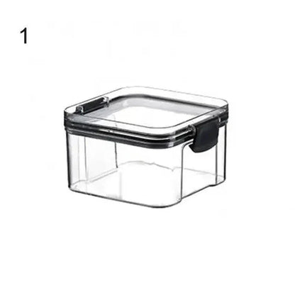Multipurpose Food Storage Containers Set - Clear Jars with Lids for Cereal, Candy, and Dry Goods - AuvixAuvix