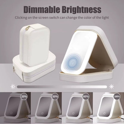 Periodicali Travel Makeup Mirror Periodicali Travel Mirror Periodicali Travel Makeup with Lights - AuvixAuvix
