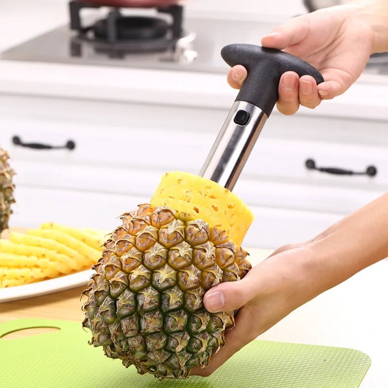 Pineapple Peeler Cutter Corer Slicers Stainless Steel Pineapple Corer Easy Fruit Parer Cutter Kitchen Restaurant Accessories - AuvixAuvix