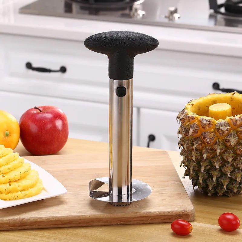 Pineapple Peeler Cutter Corer Slicers Stainless Steel Pineapple Corer Easy Fruit Parer Cutter Kitchen Restaurant Accessories - AuvixAuvix