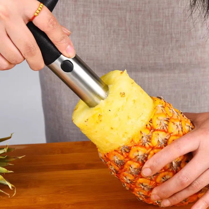 Pineapple Peeler Cutter Corer Slicers Stainless Steel Pineapple Corer Easy Fruit Parer Cutter Kitchen Restaurant Accessories - AuvixAuvix