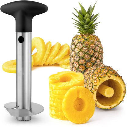 Pineapple Peeler Cutter Corer Slicers Stainless Steel Pineapple Corer Easy Fruit Parer Cutter Kitchen Restaurant Accessories - AuvixAuvix