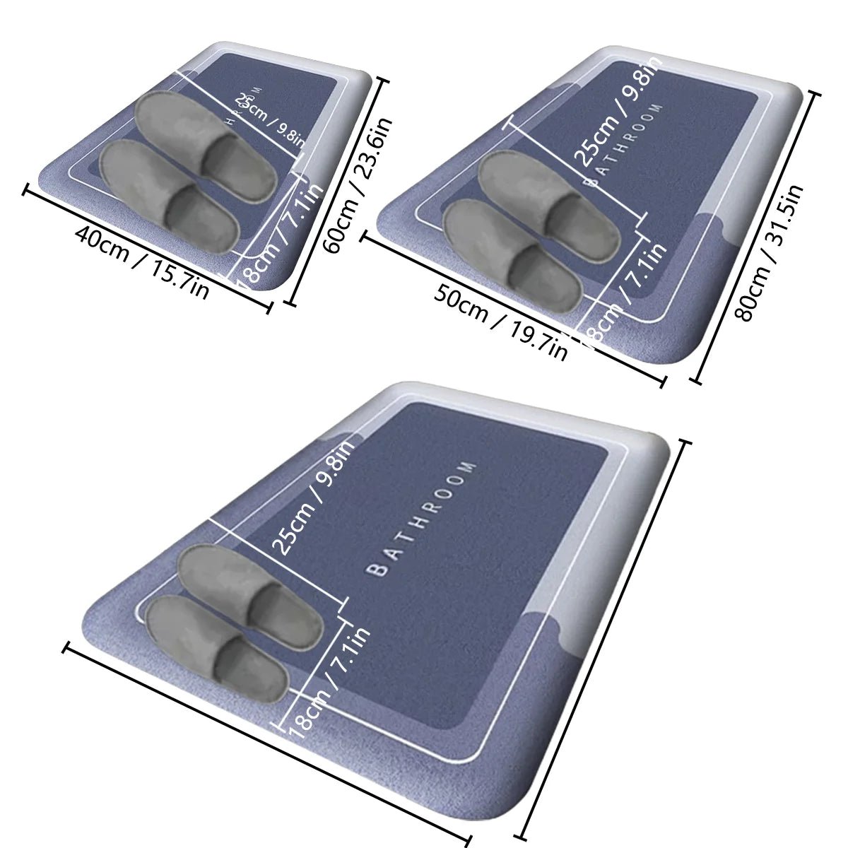 alfombra de baño absorbente