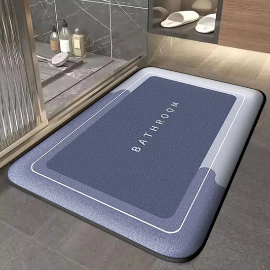 Thickened Bathroom Absorbent Mat Simple Door Dirt - Resistant Mat Home Kitchen Mat Quick - Drying Foot Mat Non - Slip Entry Mat - AuvixAuvix