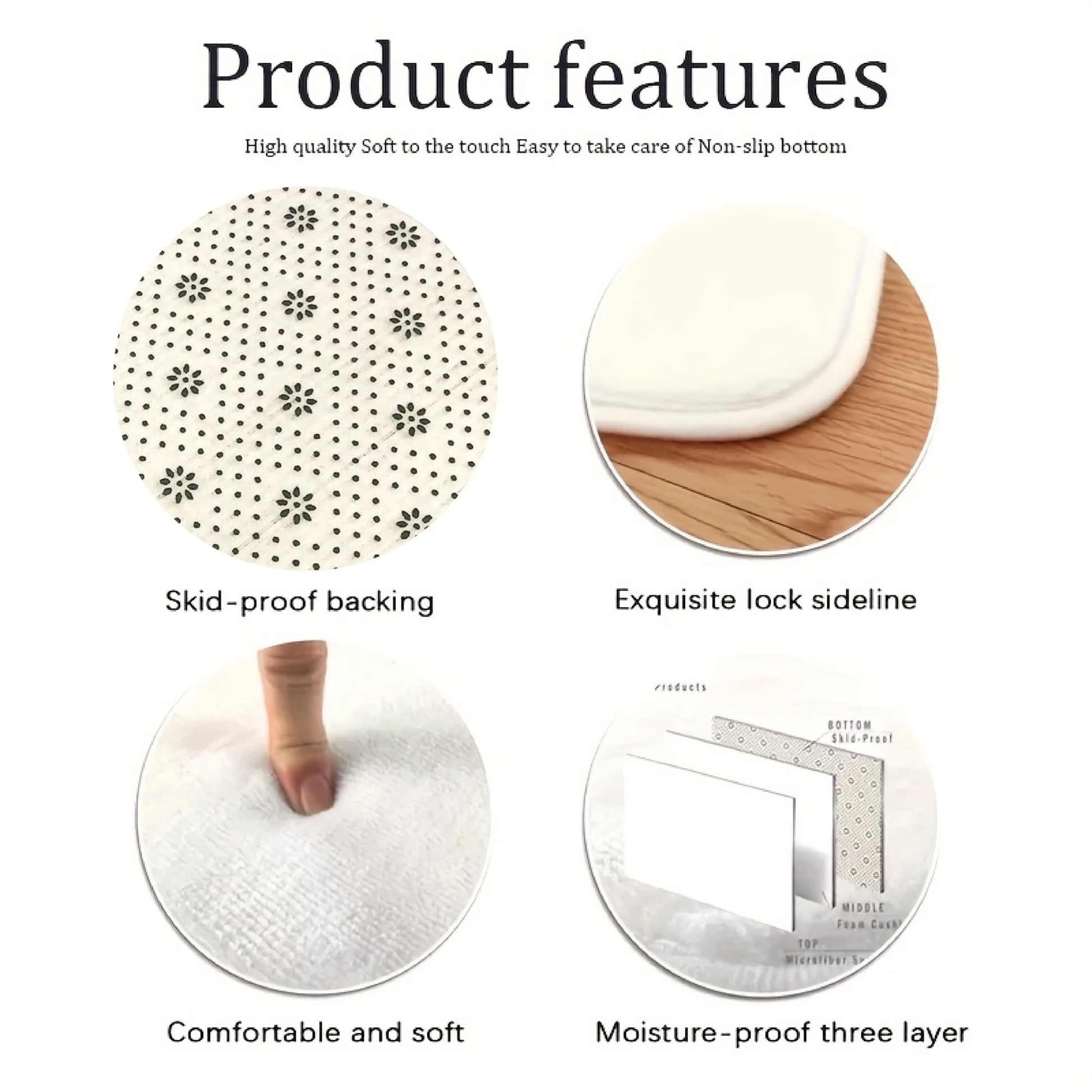 VIKAMA Humorous Cartoon Character Design Carpet - Soft, Suitable for Bedroom and Living Room Carpets, Lively Home Decoration. - AuvixAuvix