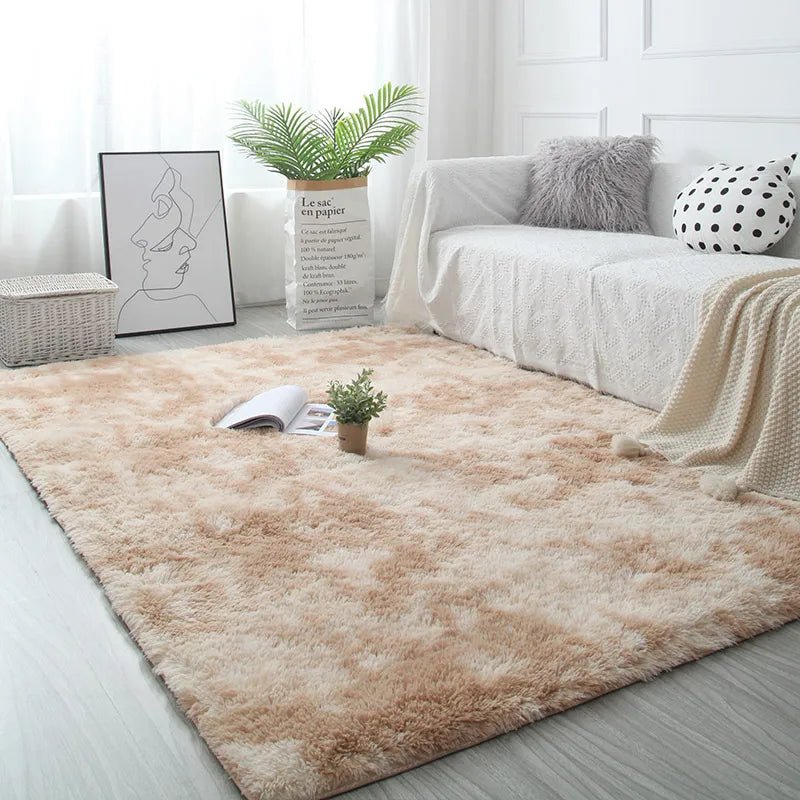 White Fluffy Hall Carpet Modern Living Room Bedroom Home Decor Large Mats Thickened Non - Slip Girl Children'S Room Pink Furry Rug - AuvixAuvix