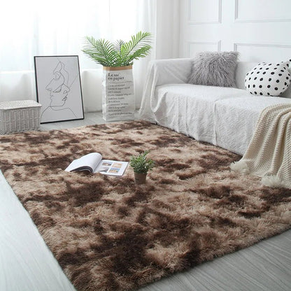 White Fluffy Hall Carpet Modern Living Room Bedroom Home Decor Large Mats Thickened Non - Slip Girl Children'S Room Pink Furry Rug - AuvixAuvix