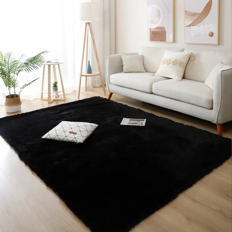 White Fluffy Hall Carpet Modern Living Room Bedroom Home Decor Large Mats Thickened Non - Slip Girl Children'S Room Pink Furry Rug - AuvixAuvix
